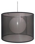 Elegancka lampa wisząca czarna CHICAGO 37 1xE27 60W