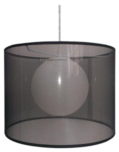 Elegancka lampa wisząca czarna CHICAGO 37 1xE27 60W