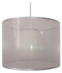 Elegancka lampa wisząca srebrna CHICAGO 37 1xE27 60W