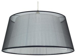 Elegancka lampa wisząca 45 1xE27 60W CHARLIE czarny
