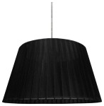 Czarna lampa wisząca 37 1xE27 60W TIZIANO