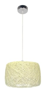 Lampa wisząca 35 1xE27 60W E27 PANDA KREMOWY
