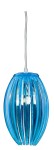 Niebieska lampa wisząca 1xE27 60W ABUKO MAŁA 