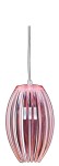 Różowa lampa wisząca 1xE27 60W ABUKO MAŁA