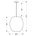 LAMPAMI - lampa do pokoju szkic