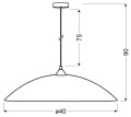 LAMPAMI - lampa do pokoju szkic
