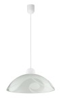 Klasyczna biała lampa wisząca 1xE27 60W LAKONIA 30