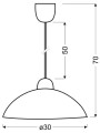 LAMPAMI - lampa do pokoju szkic