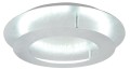 LAMPAMI - okrągły plafon nowoczesny, lampa sufitowa srebrna, lampa sufitowa do kuchni, lampa na korytarz