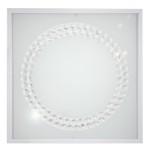 Biały plafon sufitowy duży RING 29x29 16W 4000K LED LUX