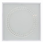 Plafon sufitowy ledowy satyna duży ring RING 29x29 16W 4000K LED LUX 