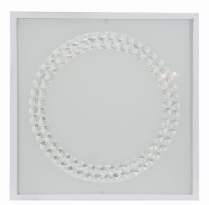 Plafon sufitowy ledowy satyna duży ring RING 29x29 16W 4000K LED LUX 