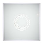 Biały plafon sufitowy mały RING 29x29 16W 4000K LED LUX