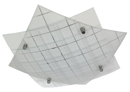 LAMPAMI - kwadratowy plafon ledowy, lampa sufitowa ledowa, lampa sufitowa do korytarza