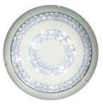 Plafon sufitowy ledowy okrągły kryształki 40 cm 16W 3000K MONZA LED