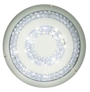 Plafon sufitowy ledowy okrągły kryształki 40 cm 16W 3000K MONZA LED