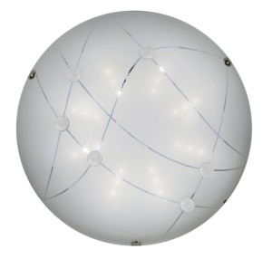 Plafon sufitowy ledowy okrągły kryształki 30 cm 10W 6500K DUCA LED 