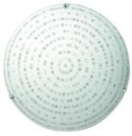 Lampa sufitowa biały plafon okrągły 30 1xE27 60W CIRCLE