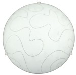 Lampa sufitowa okragła plafon 40 2xE27 60W MALIBU