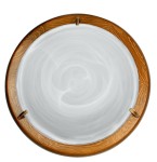 Plafon sufitowy drewno 36 2xE27 60W DUNA