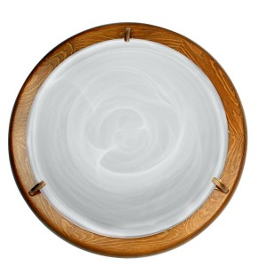 Plafon sufitowy drewno 36 2xE27 60W DUNA