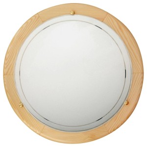 Plafon sufitowy drewno 30 1xE27 60W STANDARD SOSNA