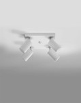 Lampa sufitowa biała regulowana 4xGU10 plafon RING 4 spot