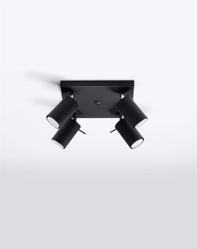 LAMPAMI - lampa sufitowa do salonu, lampa sufitowa czarna, lampa na korytarz, lampa do przedpokoju