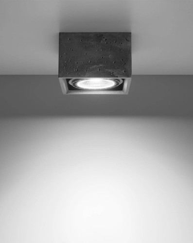 LAMPAMI - lampa z betonu nowoczesna, lampa betonowa, lampa sufitowa