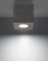 LAMPAMI - lampa z betonu nowoczesna, lampa betonowa sufitowa, betonowa lampa sufitowa