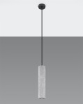 Betonowa lampa wisząca pojedyncza 1xGU10 LUVO 1
