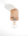 LAMPAMI - lampa drewniana nowoczesna, lampa sufitowa, lampa do sypialni