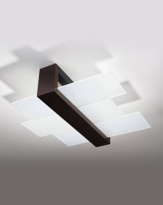 Lampa sufitowa plafon FENIKS 2 wenge