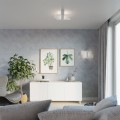 LAMPAMI - lampa biała do salonu, lampa ścienna biała,kinkiet biały