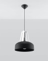 LAMPAMI - lampa wisząca nad stół czarna, czarny żyrandol nowoczesny, żyrandol do jadalni