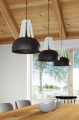 LAMPAMI - lampa sufitowa czarna, czarny żyrandol, lampa nad stół, żyrandol do jadalni