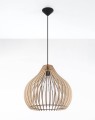 LAMPAMI - żyrandol drewniany, lampa sufitowa drewniana, lampa drewniana