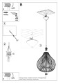 LAMPAMI - lampa drewniana wisząca SZKIC