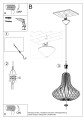 LAMPAMI - lampa drewniana wisząca szkic
