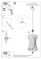 LAMPAMI - lampa drewniana wisząca szkic