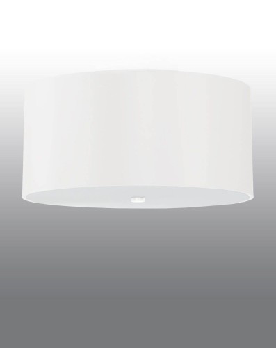 LAMPAMI - nowoczesna lampa sufitowa do salonu, biała lampa led, lampa biała do salonu