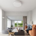 LAMPAMI - nowoczesna lampa wisząca do salonu, biała lampa led, lampa biała do salonu