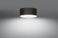 LAMPAMI - nowoczesna lampa sufitowa do salonu, czarny plafon led, lampa czarna do salonu