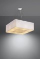LAMPAMI - nowoczesna lampa sufitowa do salonu, biały żyrandol, lampa wisząca do salonu
