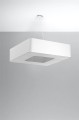 LAMPAMI - nowoczesna lampa sufitowa do salonu, biały żyrandol, lampa wisząca do salonu