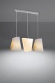 LAMPAMI - nowoczesna lampa wisząca do salonu, designerska lampa wisząca, biała lampa wisząca
