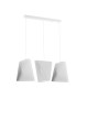 LAMPAMI - nowoczesna lampa wisząca do salonu, designerska lampa wisząca, biała lampa wisząca