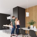 LAMPAMI - nowoczesna lampa wisząca do salonu, designerska lampa wisząca, biała lampa wisząca