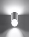 LAMPAMI - lampa ścienna biała, lampa tuba ścienna biała, biały kinkiet do salonu
