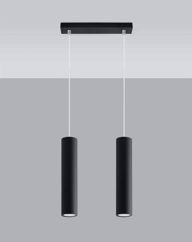 LAMPAMI - lampa wiszące tuby, lampa sufitowa czarna, lampa nad stół